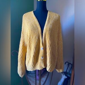 Slouchy oversized cardigan